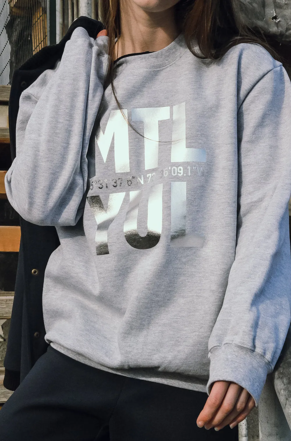 PRINTED CREWNECK - MTL/YUL sold by Bodybag by Jude product image thumbnail 4