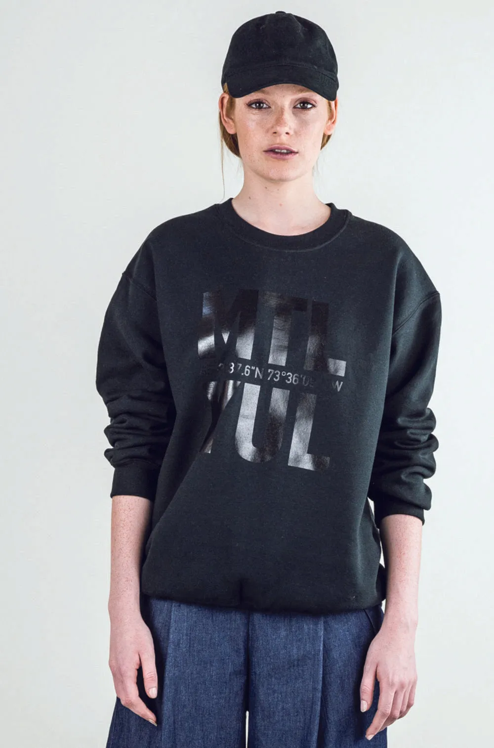PRINTED CREWNECK - MTL/YUL sold by Bodybag by Jude product image thumbnail 5