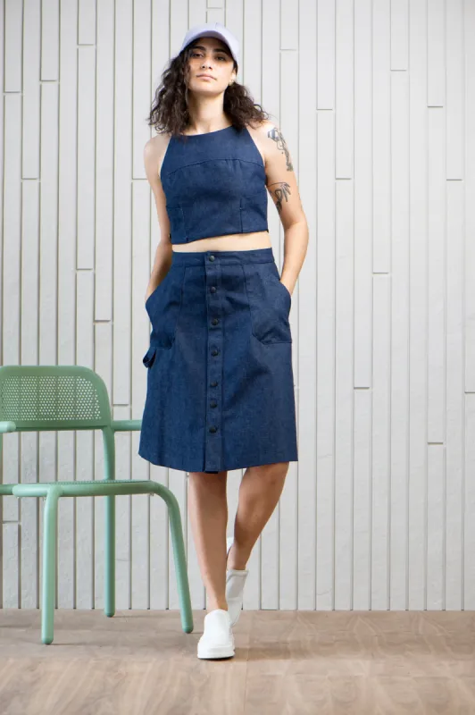 Northstar Denim Skirt sold by Bodybag by Jude