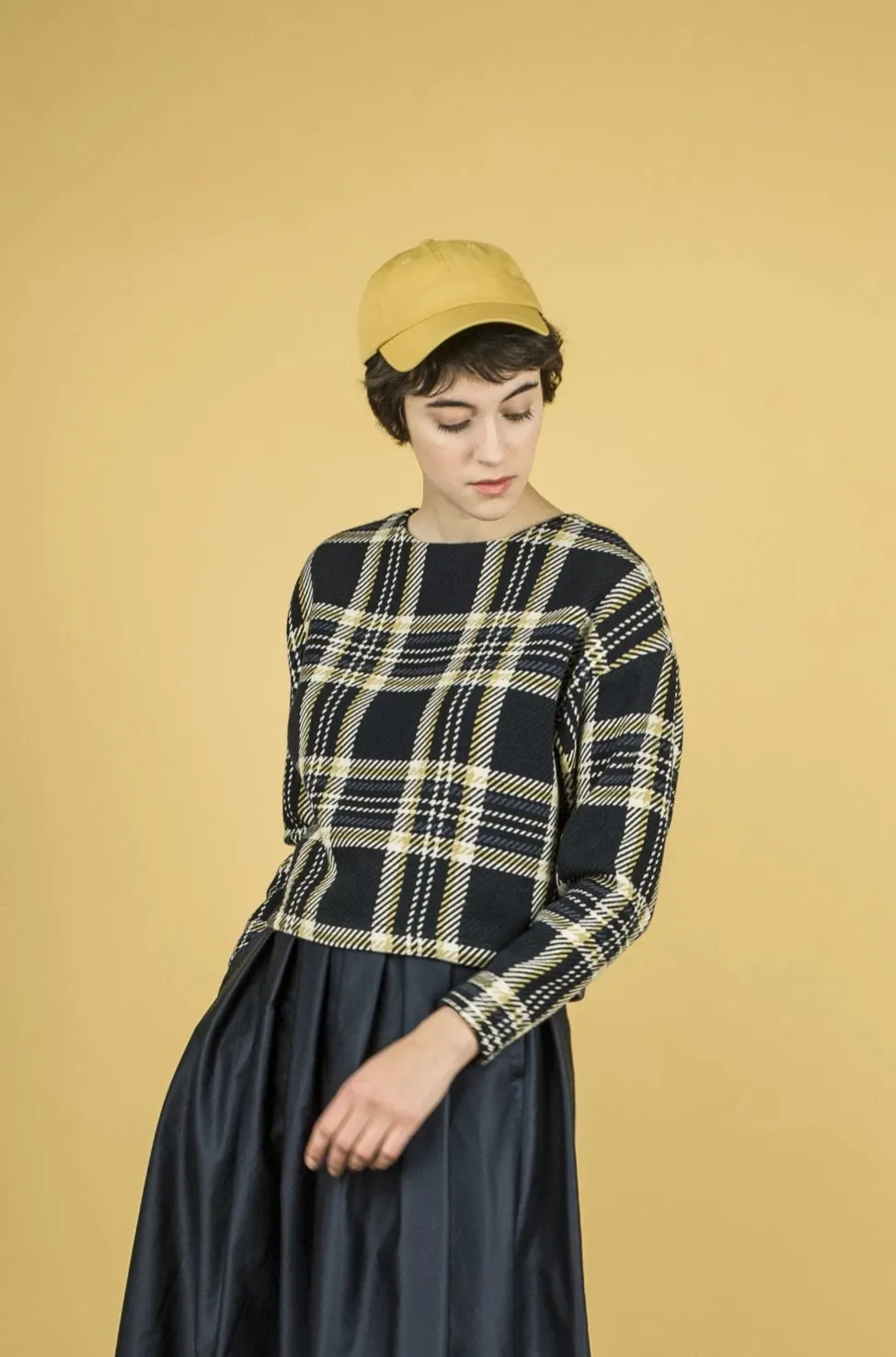 White - Crop Top (plaid) sold by Bodybag by Jude product image thumbnail 2