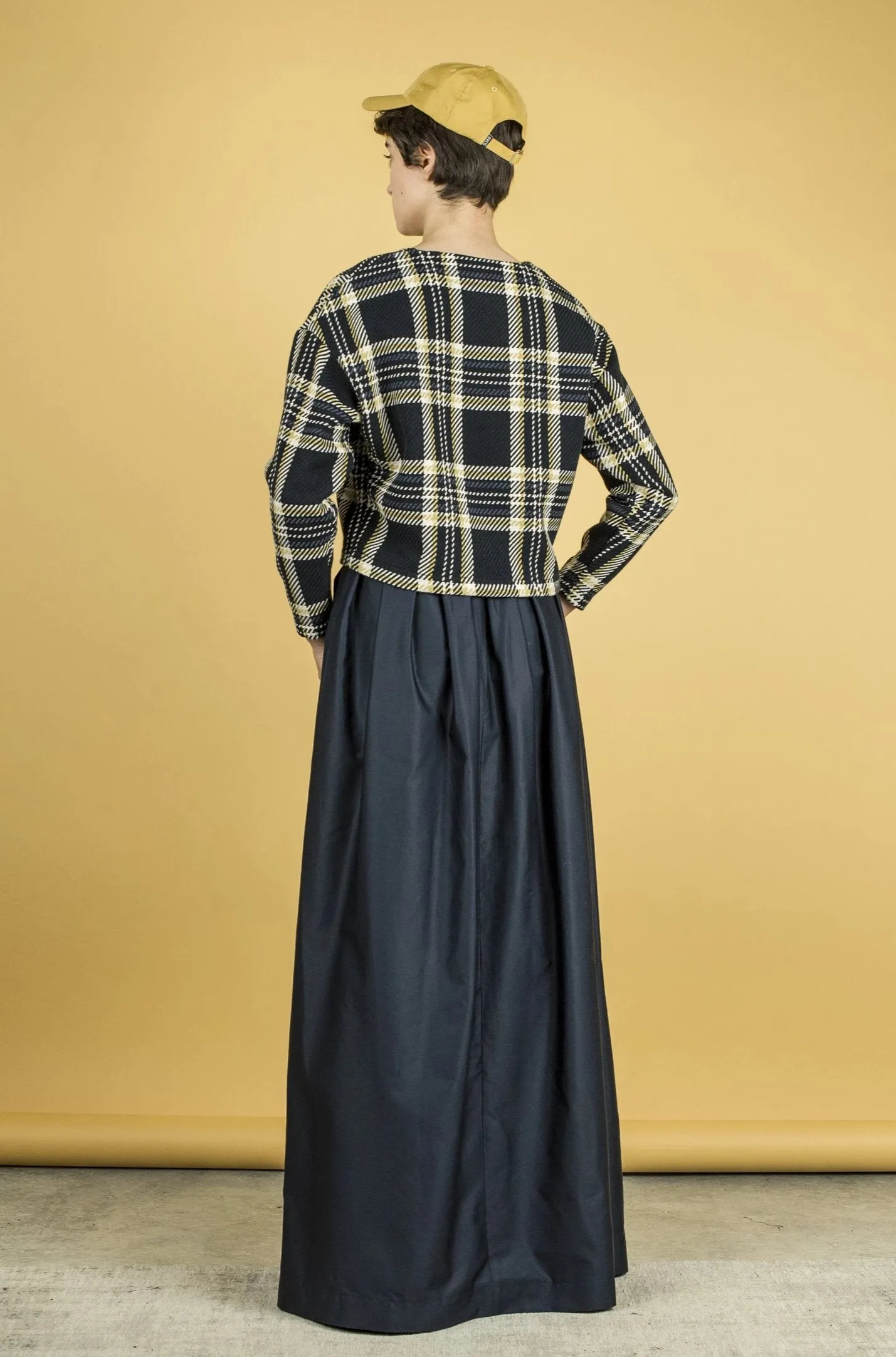 White - Crop Top (plaid) sold by Bodybag by Jude product image thumbnail 3