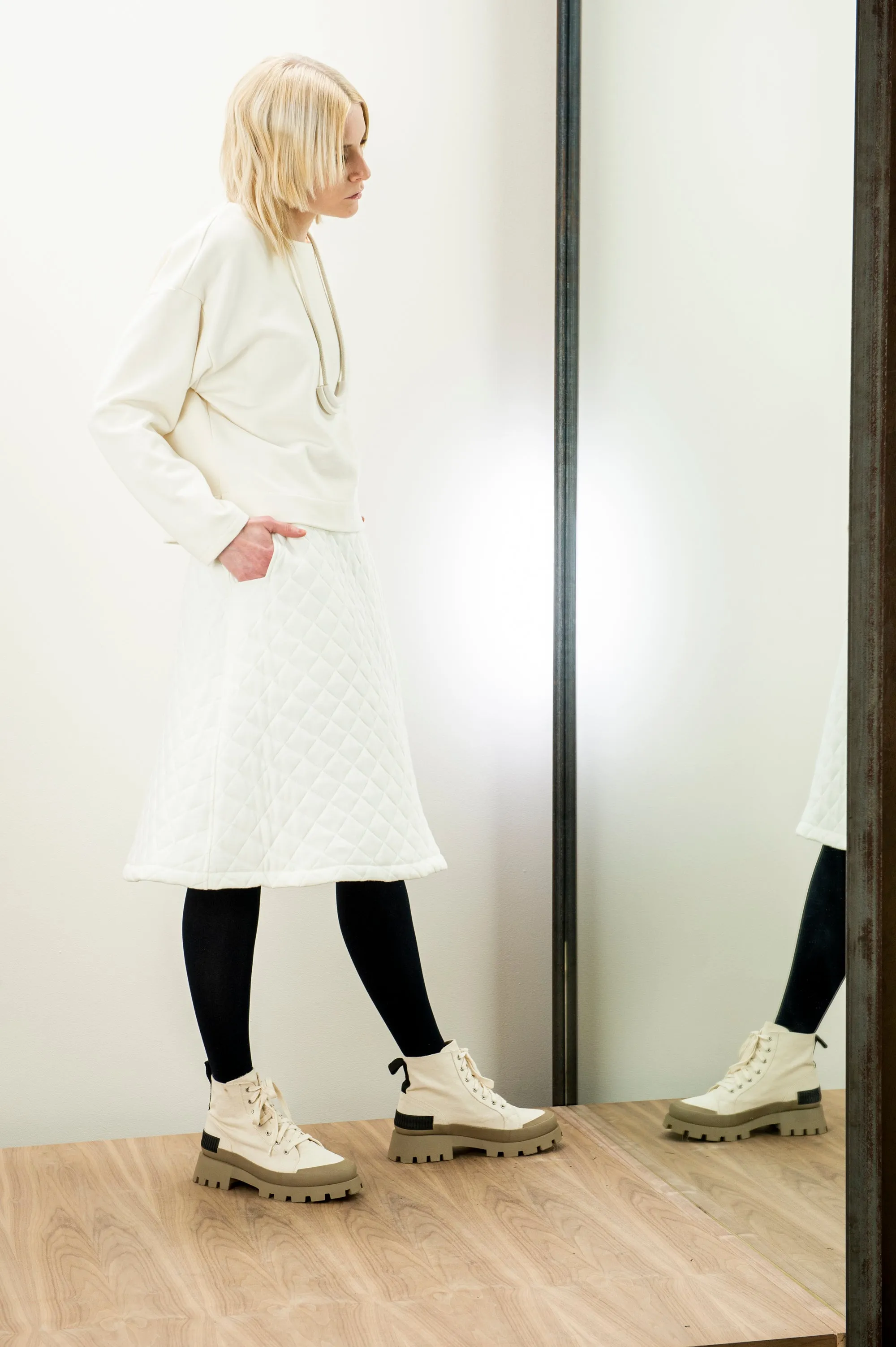 Terminal Quilted Skirt sold by Bodybag by Jude product image thumbnail 5