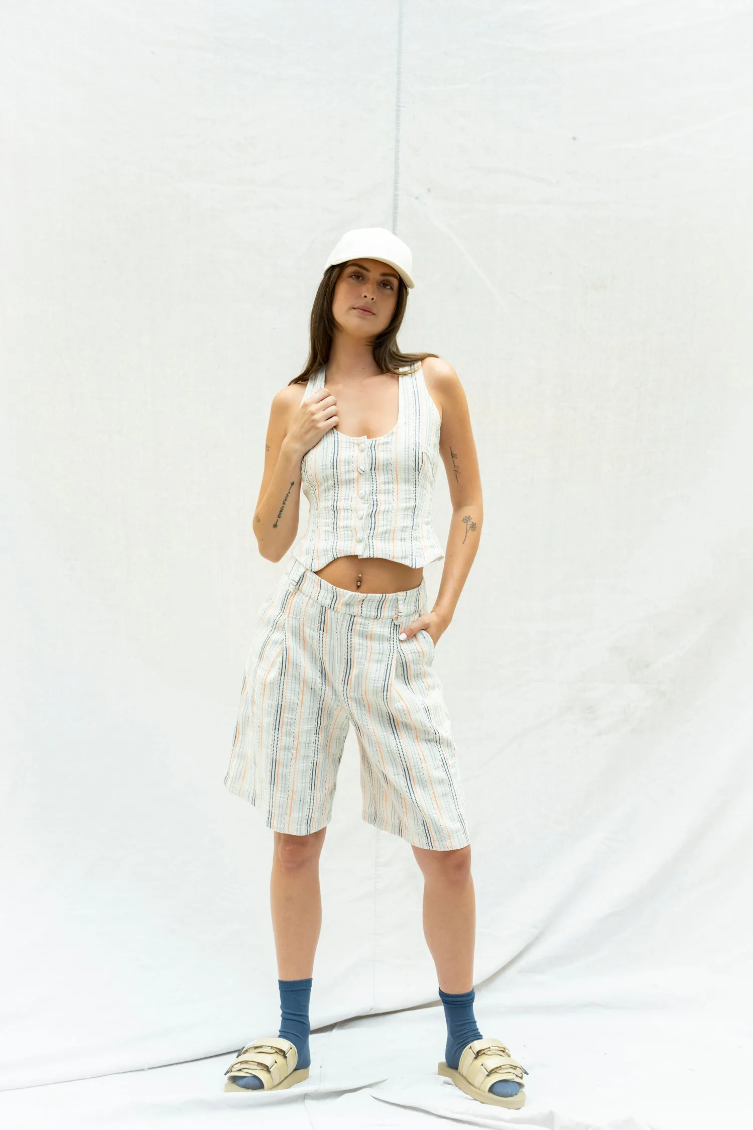 Bogota Striped Waistcoat sold by Bodybag by Jude product image thumbnail 2