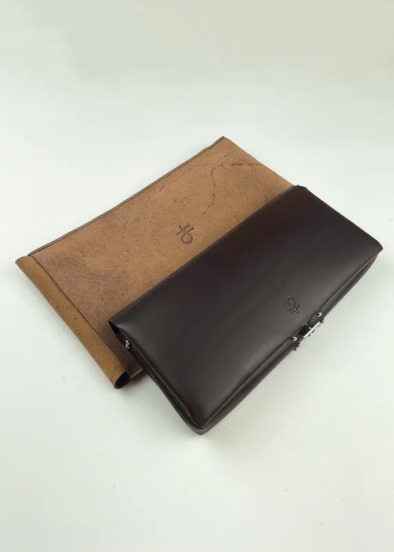 Manitou Wallet Brown/silver sold by Bodybag by Jude
