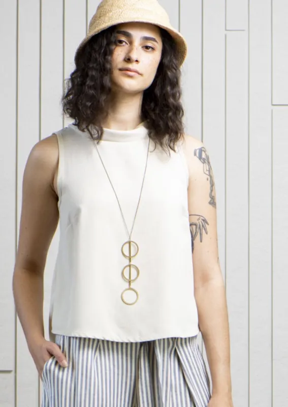 White Pacifica Top sold by Bodybag by Jude