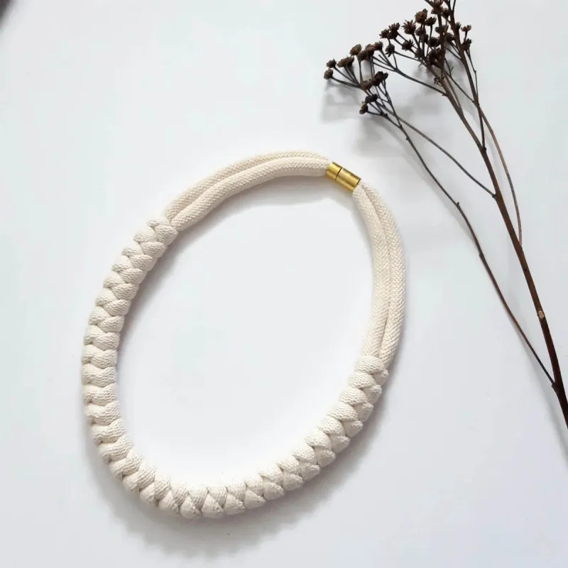 Ari - Recycled Cotton Rope Choker sold by Bodybag by Jude