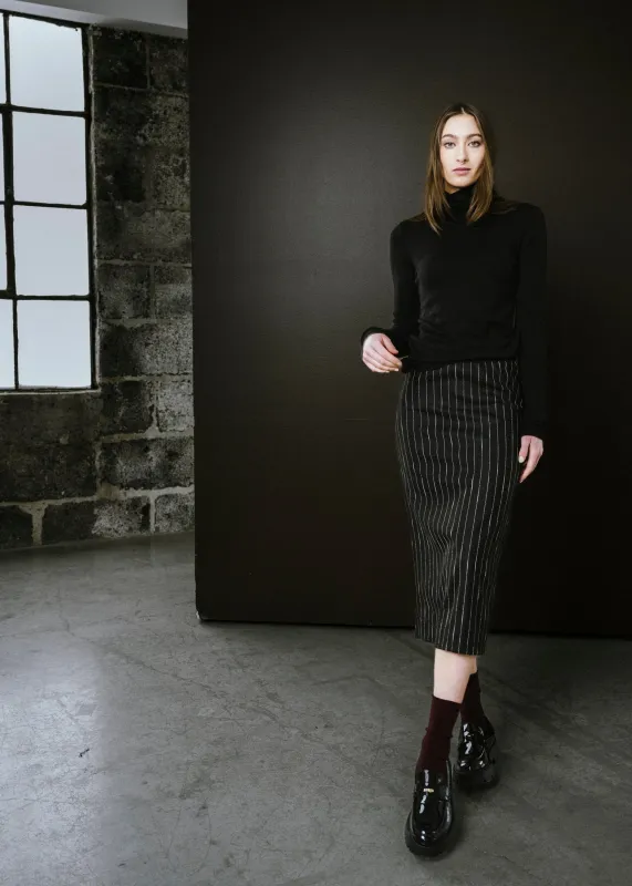 Regent Skirt Pinstripe sold by Bodybag by Jude