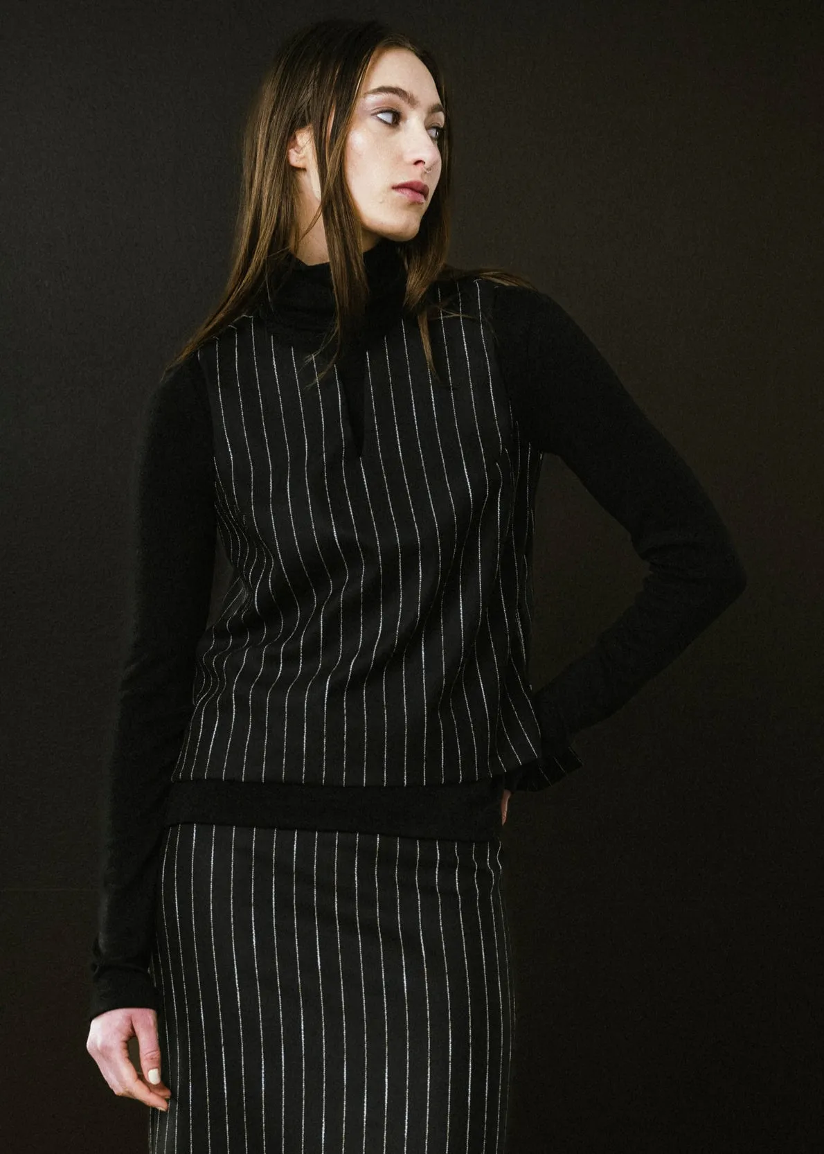 Regent Top Pinstripe sold by Bodybag by Jude product image thumbnail 4