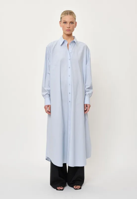 Larissa Shirt Dress - Ligth Blue Pinstripe sold by Birgitte Herskind