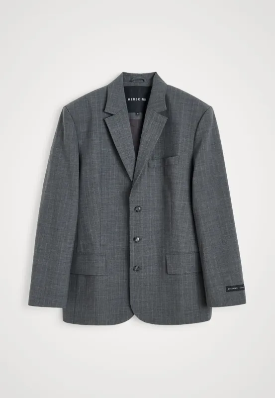 Nika Blazer - Ligth Grey Pinstripe sold by Birgitte Herskind