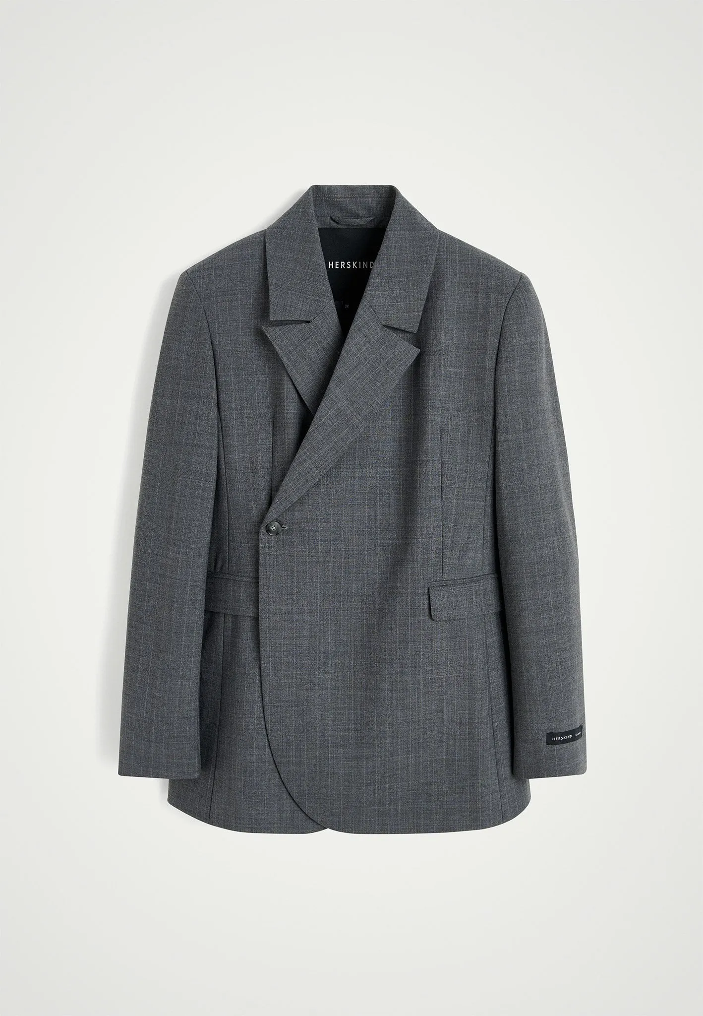 Lillith Blazer - Ligth Grey Pinstripe sold by Birgitte Herskind
