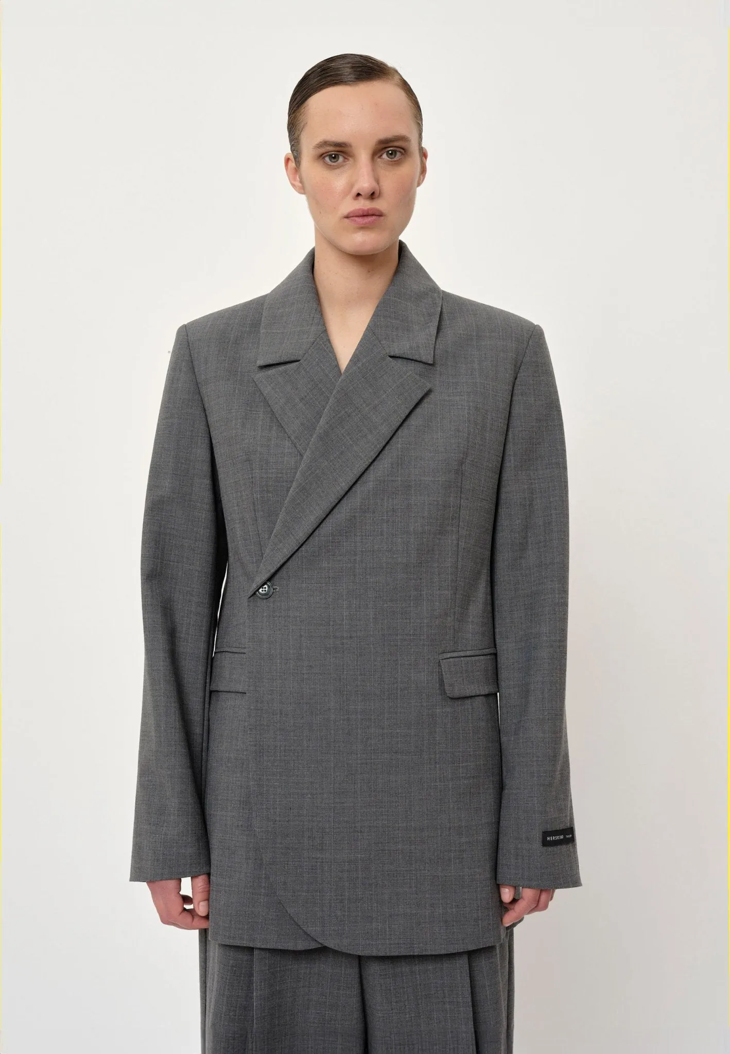 Lillith Blazer - Ligth Grey Pinstripe sold by Birgitte Herskind product image thumbnail 2