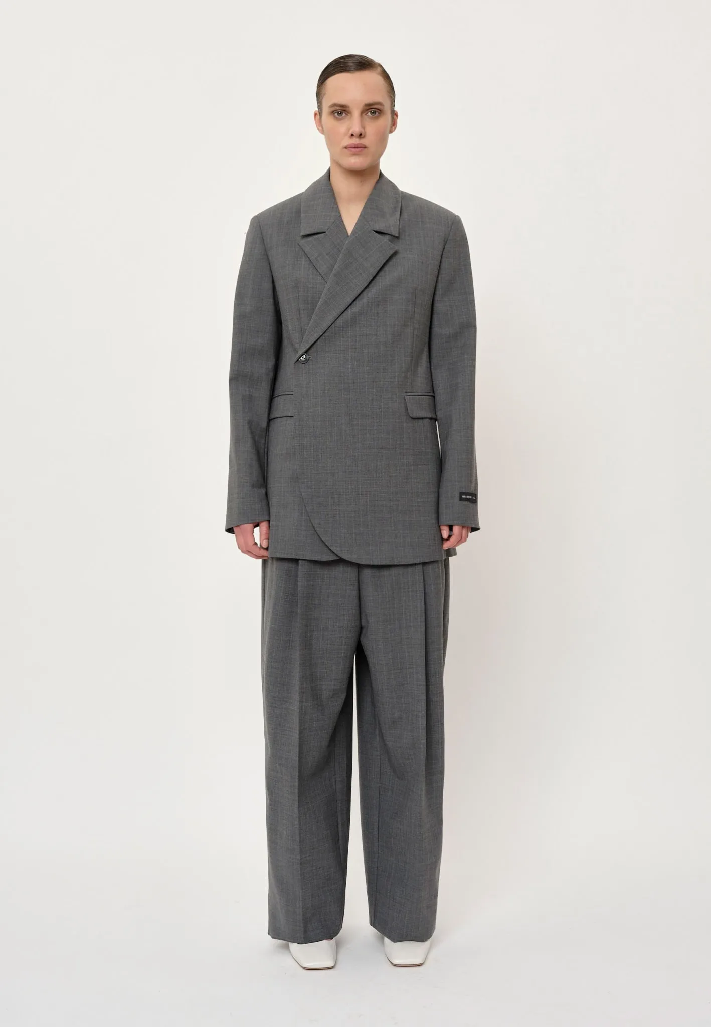 Lillith Blazer - Ligth Grey Pinstripe sold by Birgitte Herskind product image thumbnail 4