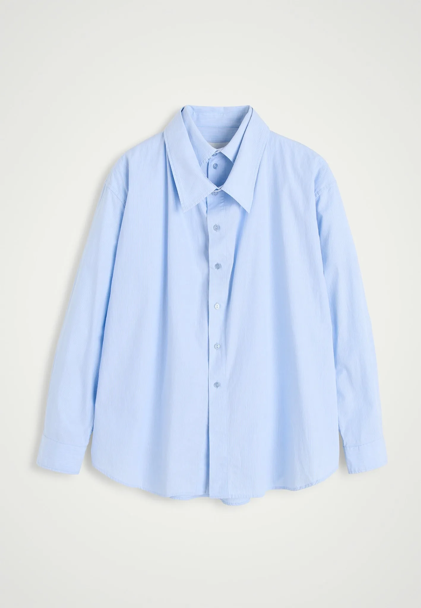 Bjørk Shirt - Ligth Blue Pinstripe sold by Birgitte Herskind