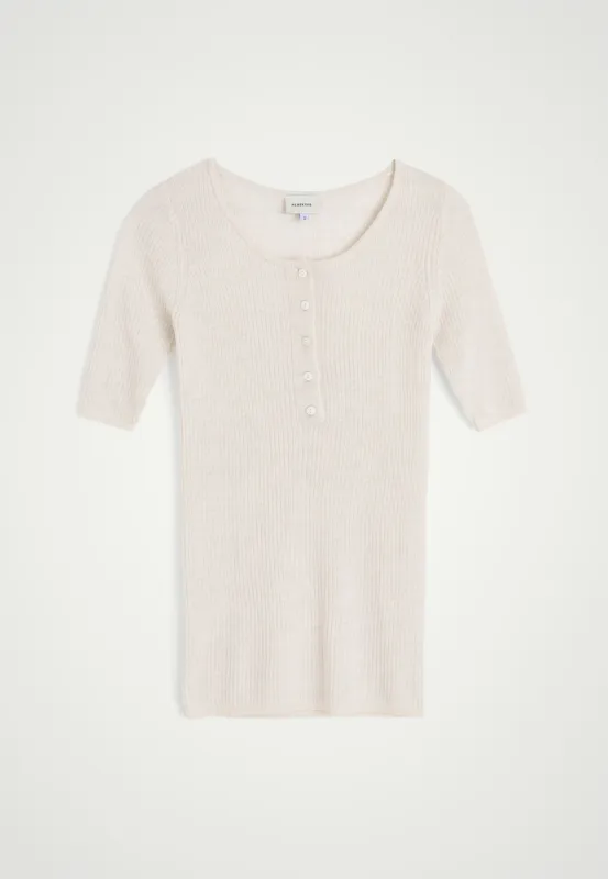 Agnes Knit Blouse - Off White sold by Birgitte Herskind