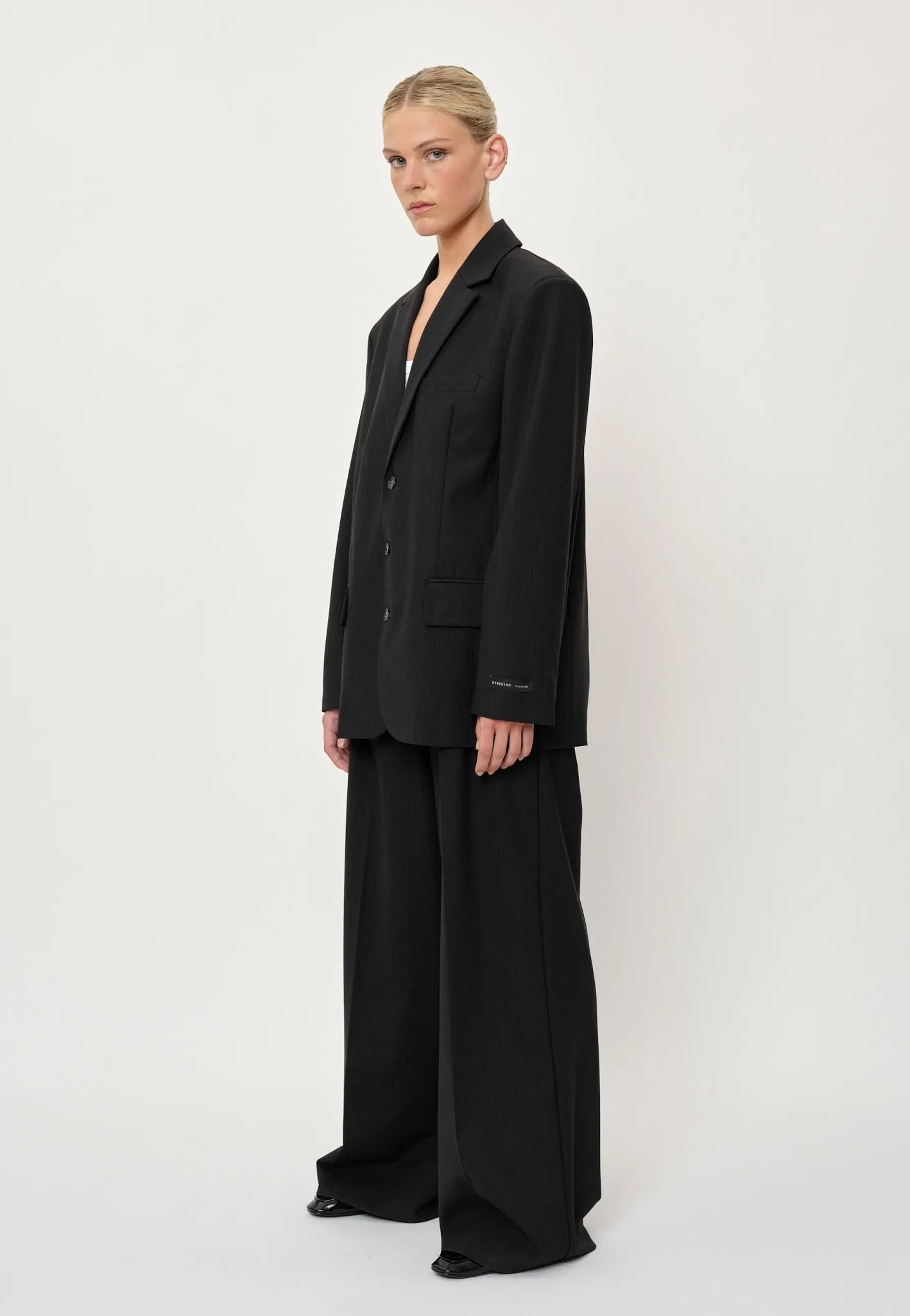 Nika Blazer - Dark Grey Pinstripe sold by Birgitte Herskind product image thumbnail 4