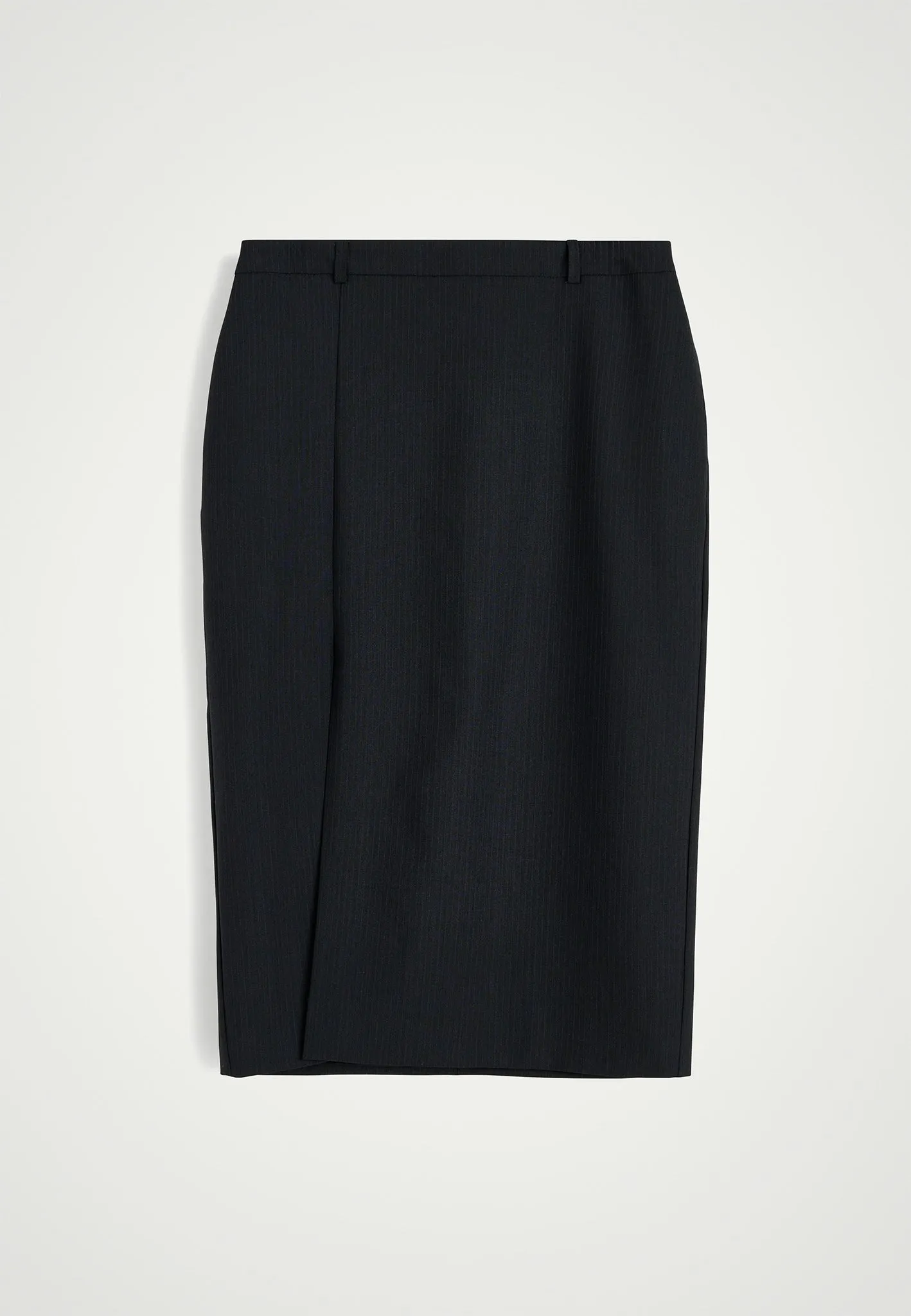 Mate Skirt - Dark Grey Pinstripe sold by Birgitte Herskind