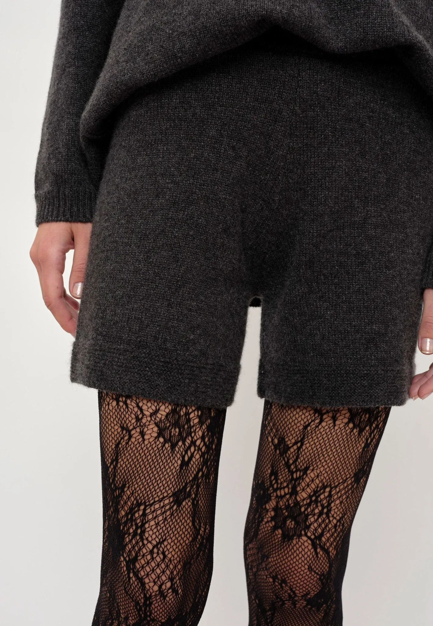 Bogart Knit Shorts - Dark Grey sold by Birgitte Herskind product image thumbnail 4