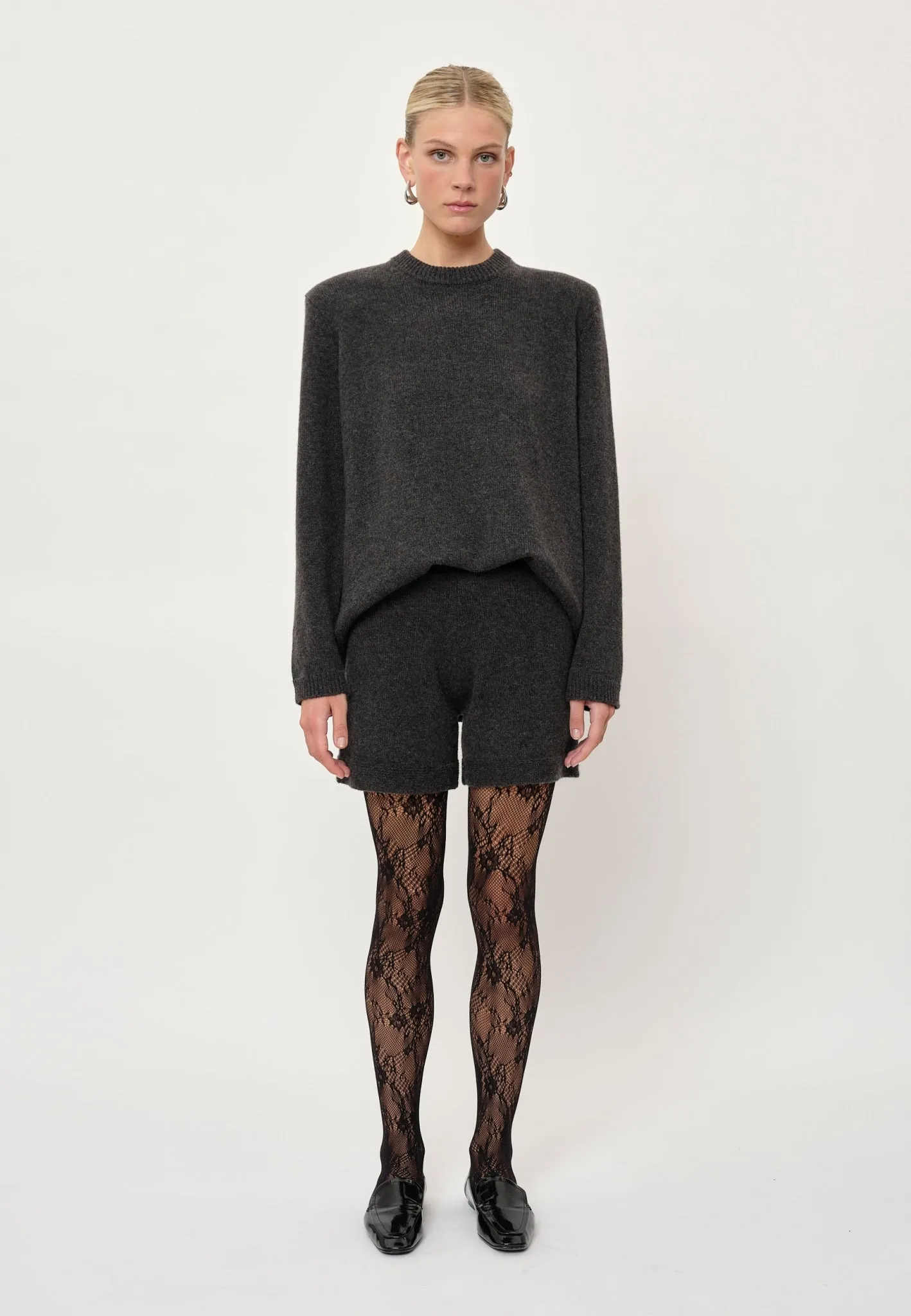 Bogart Knit Shorts - Dark Grey sold by Birgitte Herskind product image thumbnail 2