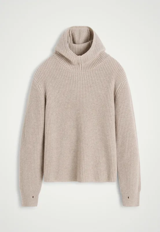 Holy Knit Hoodie - Sand sold by Birgitte Herskind
