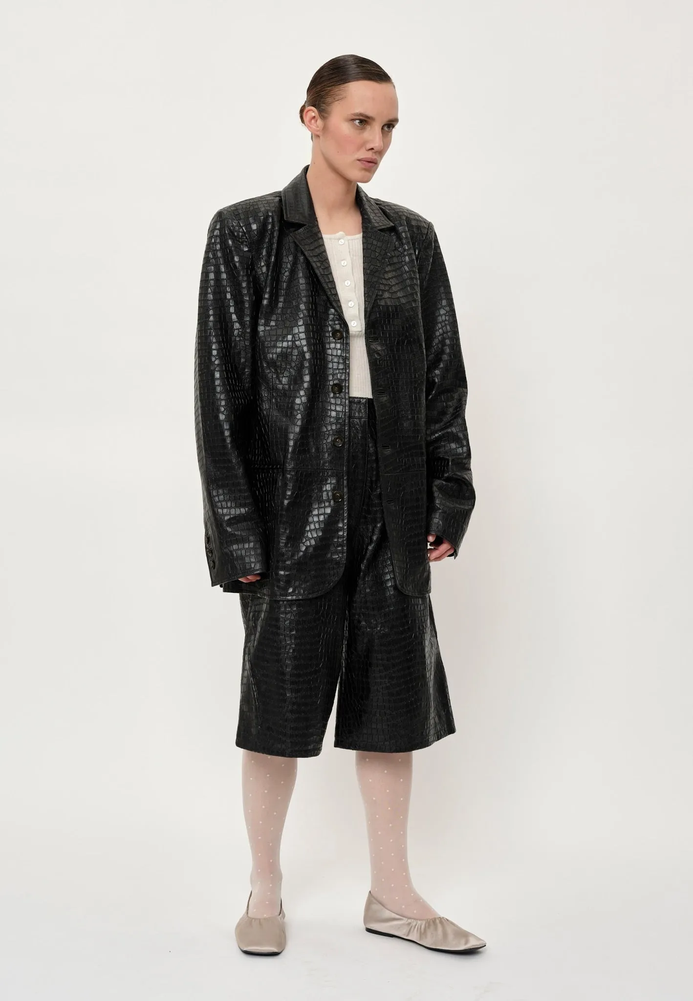 Maison Leather Blazer - Black sold by Birgitte Herskind product image thumbnail 3