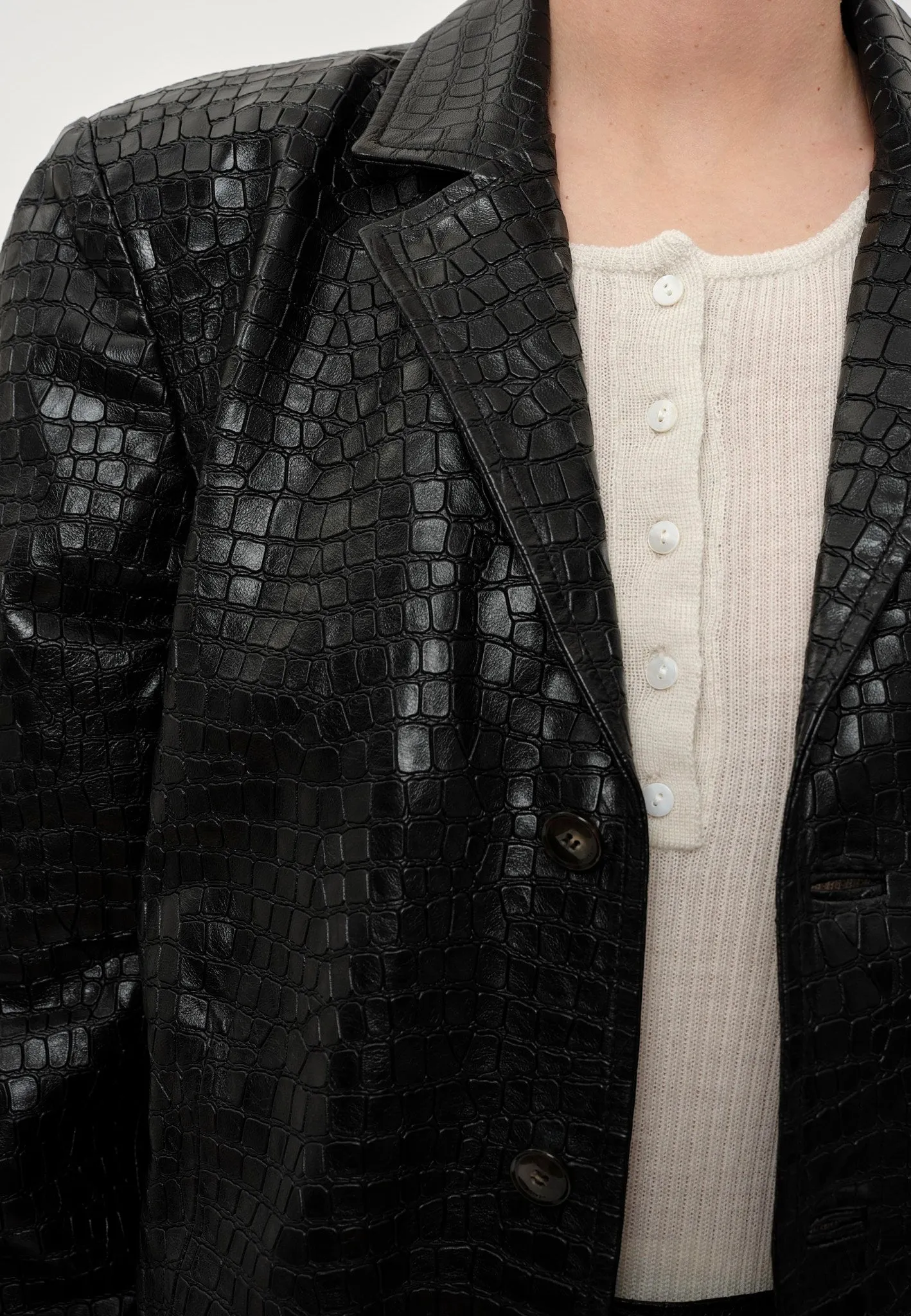 Maison Leather Blazer - Black sold by Birgitte Herskind product image thumbnail 4