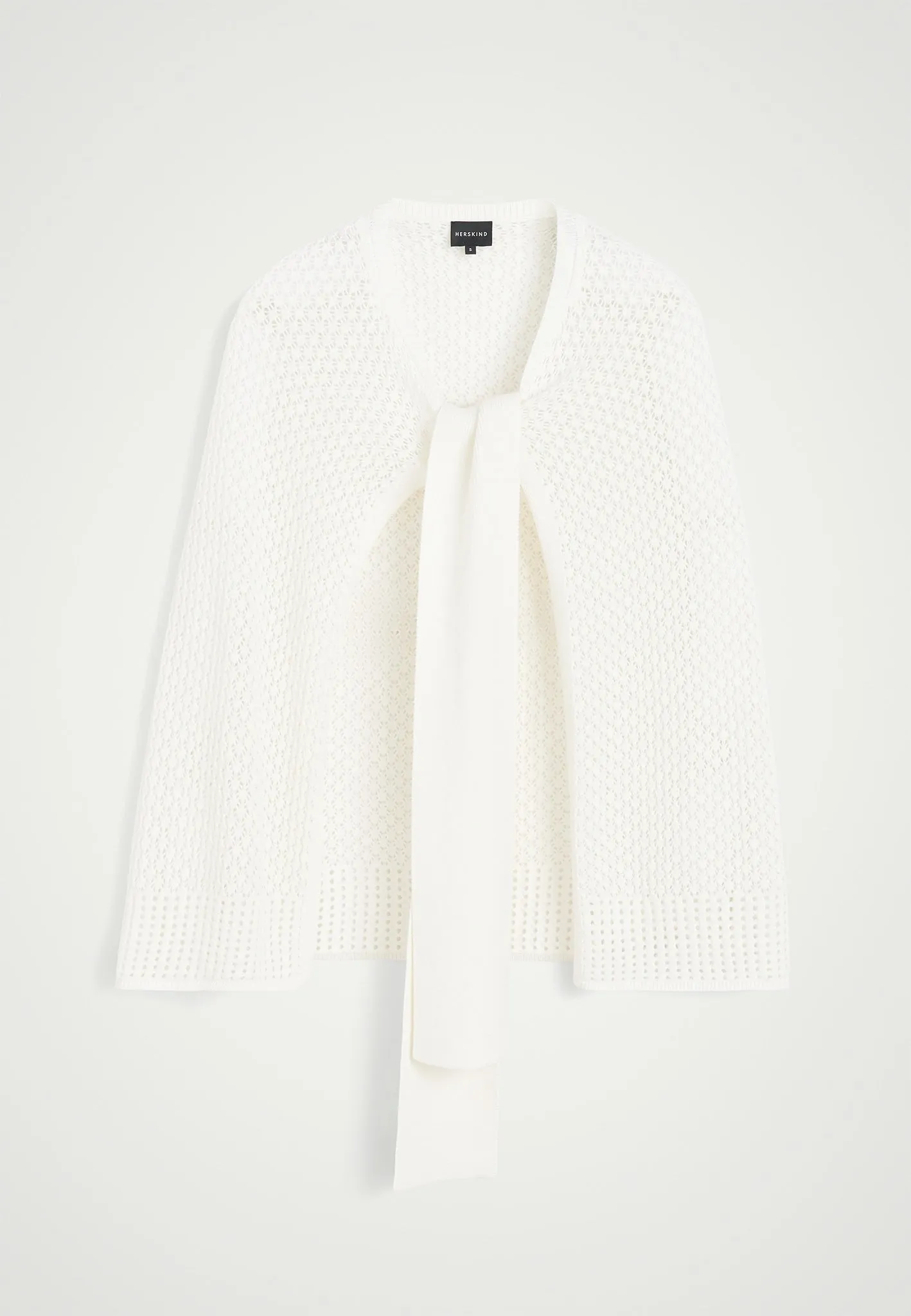 Gabrielle Knit Cape - Creme sold by Birgitte Herskind