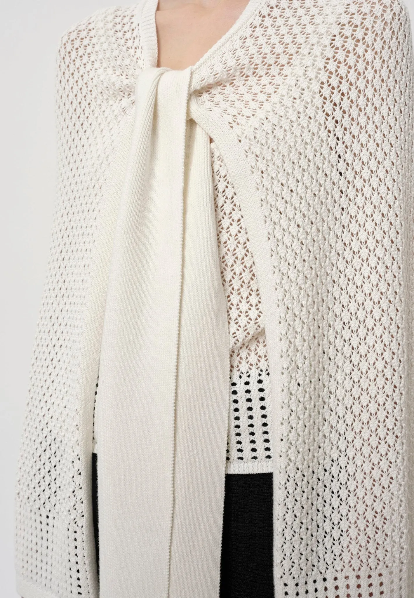 Gabrielle Knit Cape - Creme sold by Birgitte Herskind product image thumbnail 4