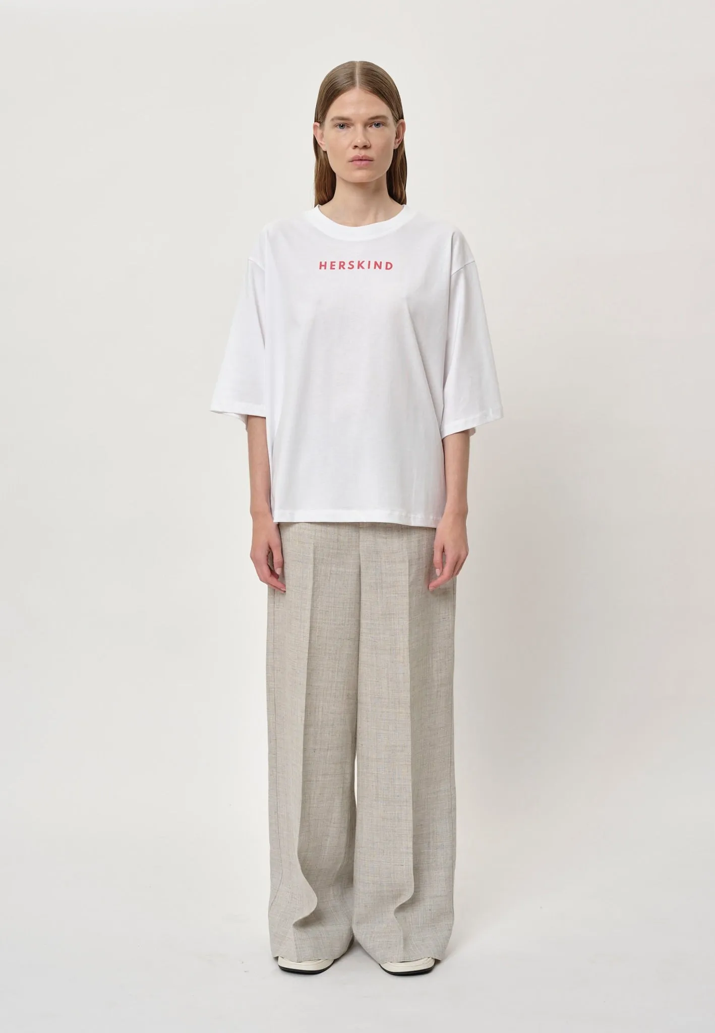 Herskind T-shirt - White - Red logo sold by Birgitte Herskind product image thumbnail 2