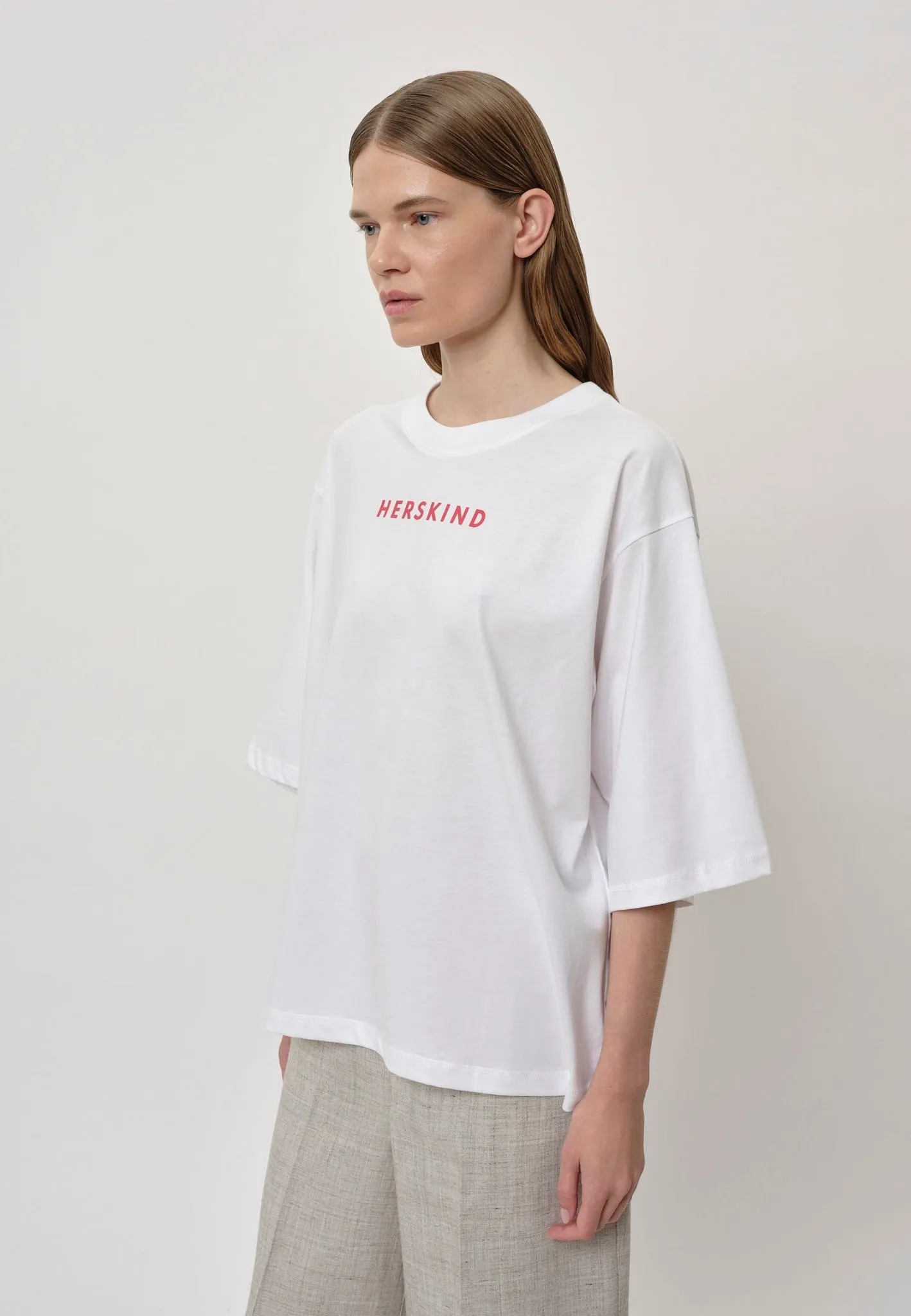 Herskind T-shirt - White - Red logo sold by Birgitte Herskind product image thumbnail 3