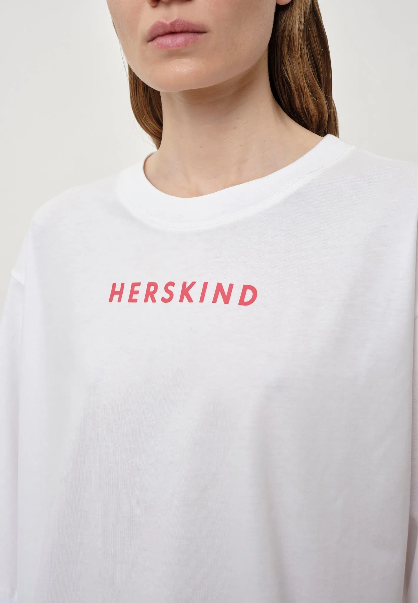 Herskind T-shirt - White - Red logo sold by Birgitte Herskind product image thumbnail 4