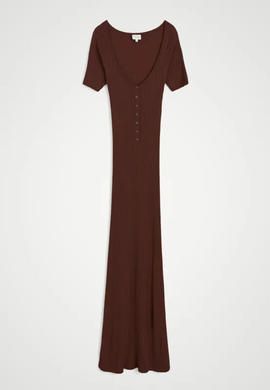 Mira Knit dress - Toffee sold by Birgitte Herskind