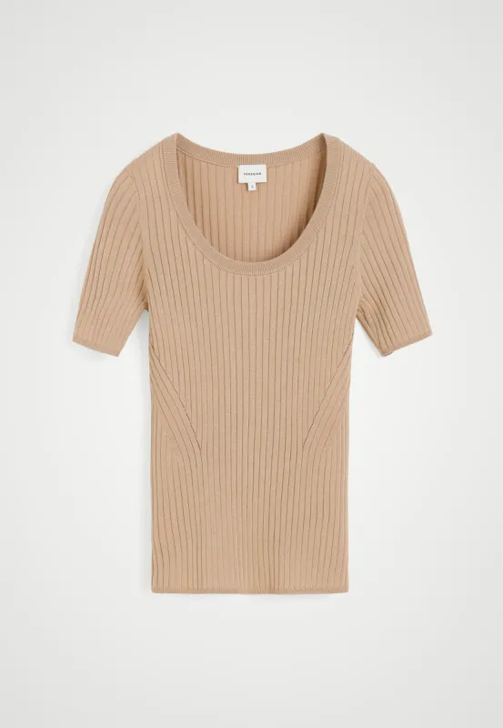 Jenny Knit Blouse - Sand sold by Birgitte Herskind
