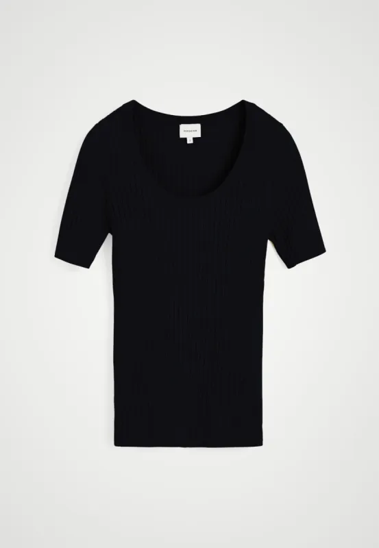 Jenny Knit Blouse - Black sold by Birgitte Herskind