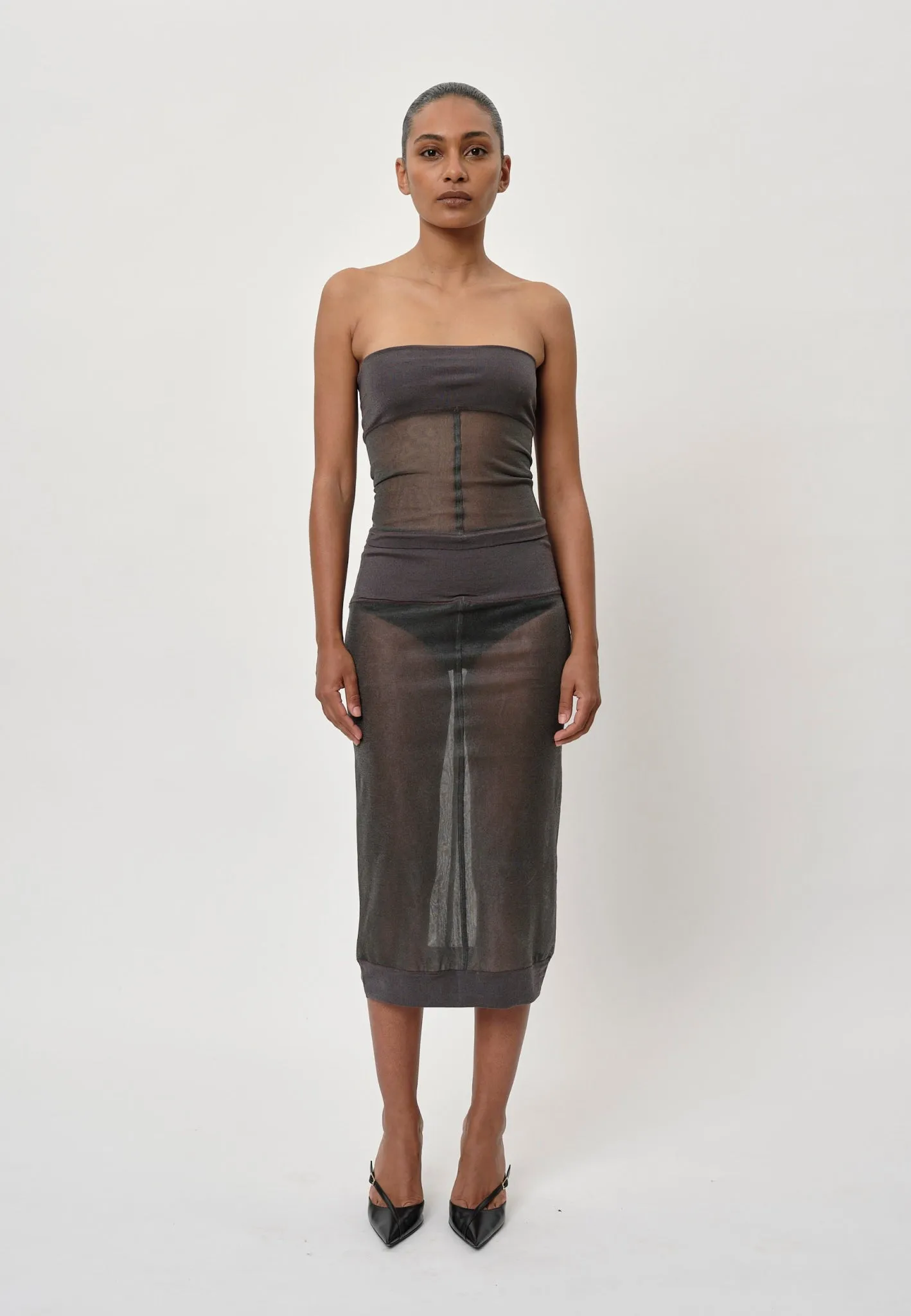 Buster Knit Skirt - Dark Grey sold by Birgitte Herskind product image thumbnail 2