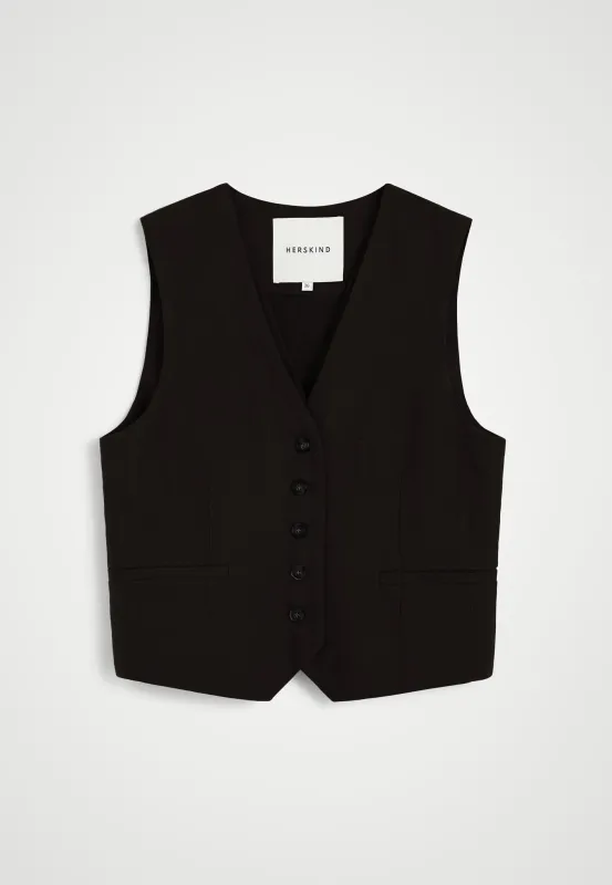 Double up Vest - Black sold by Birgitte Herskind