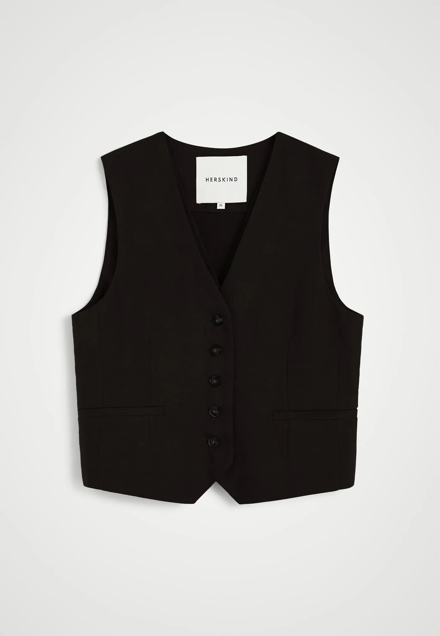 Double up Vest - Black sold by Birgitte Herskind
