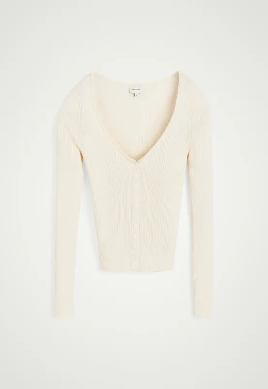 Gili Knit Blouse - Creme sold by Birgitte Herskind