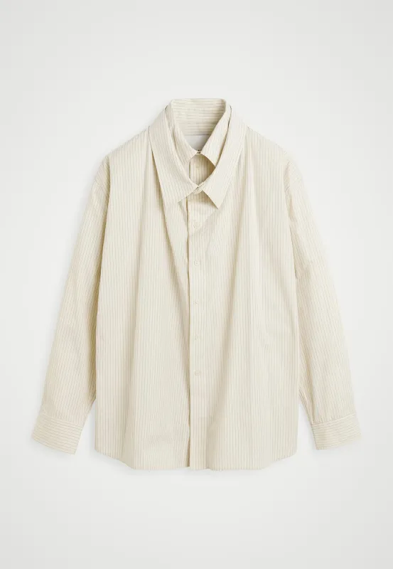 Björg Shirt - Pinstripe Off White sold by Birgitte Herskind