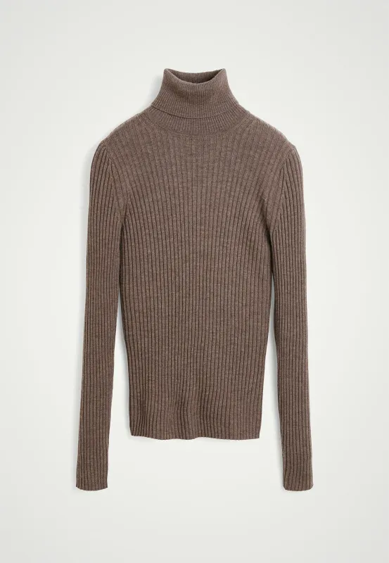 Bob Blouse Merino Wool - Earth sold by Birgitte Herskind