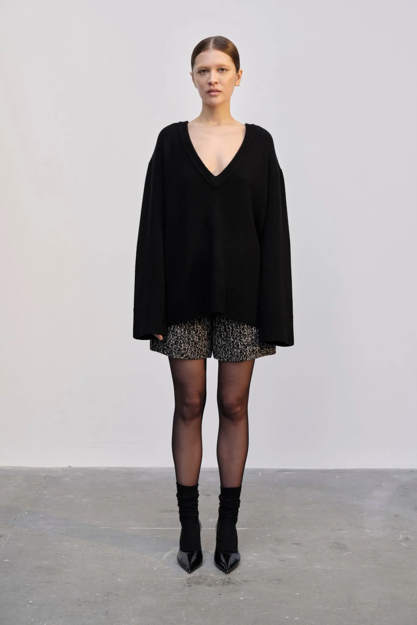 Dicte Knit V-neck - Black sold by Birgitte Herskind product image thumbnail 3