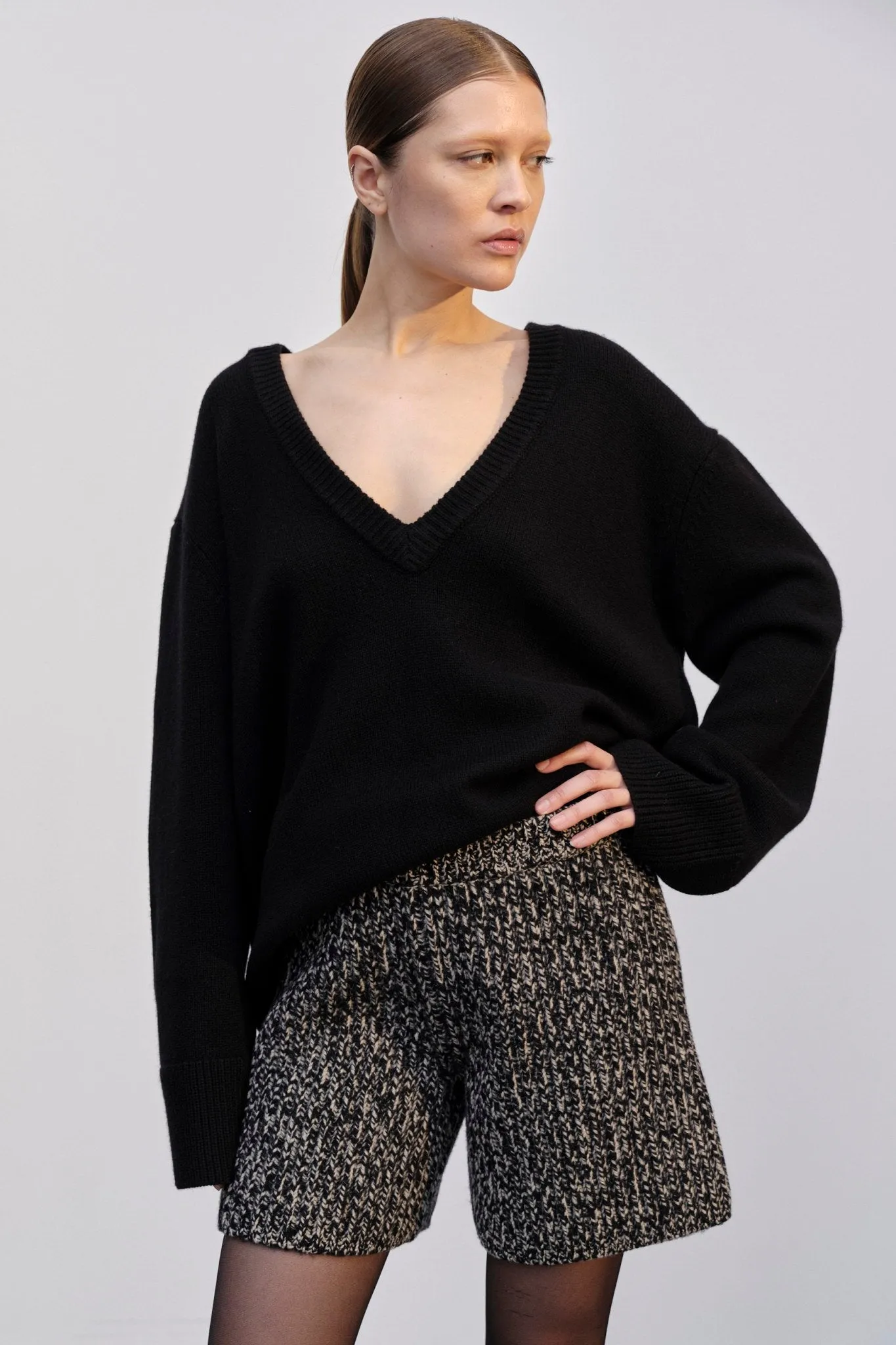 Dicte Knit V-neck - Black sold by Birgitte Herskind product image thumbnail 4