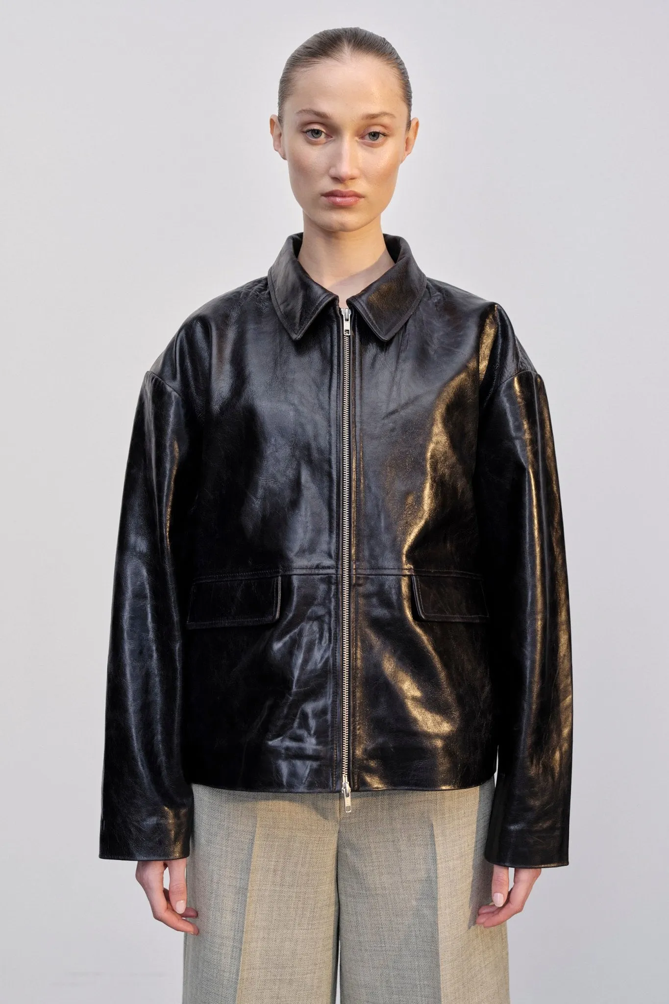 Kurt Leather Jacket - Black sold by Birgitte Herskind product image thumbnail 4