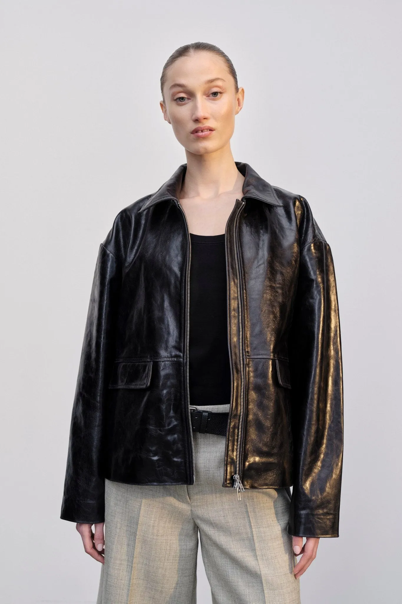 Kurt Leather Jacket - Black sold by Birgitte Herskind product image thumbnail 2