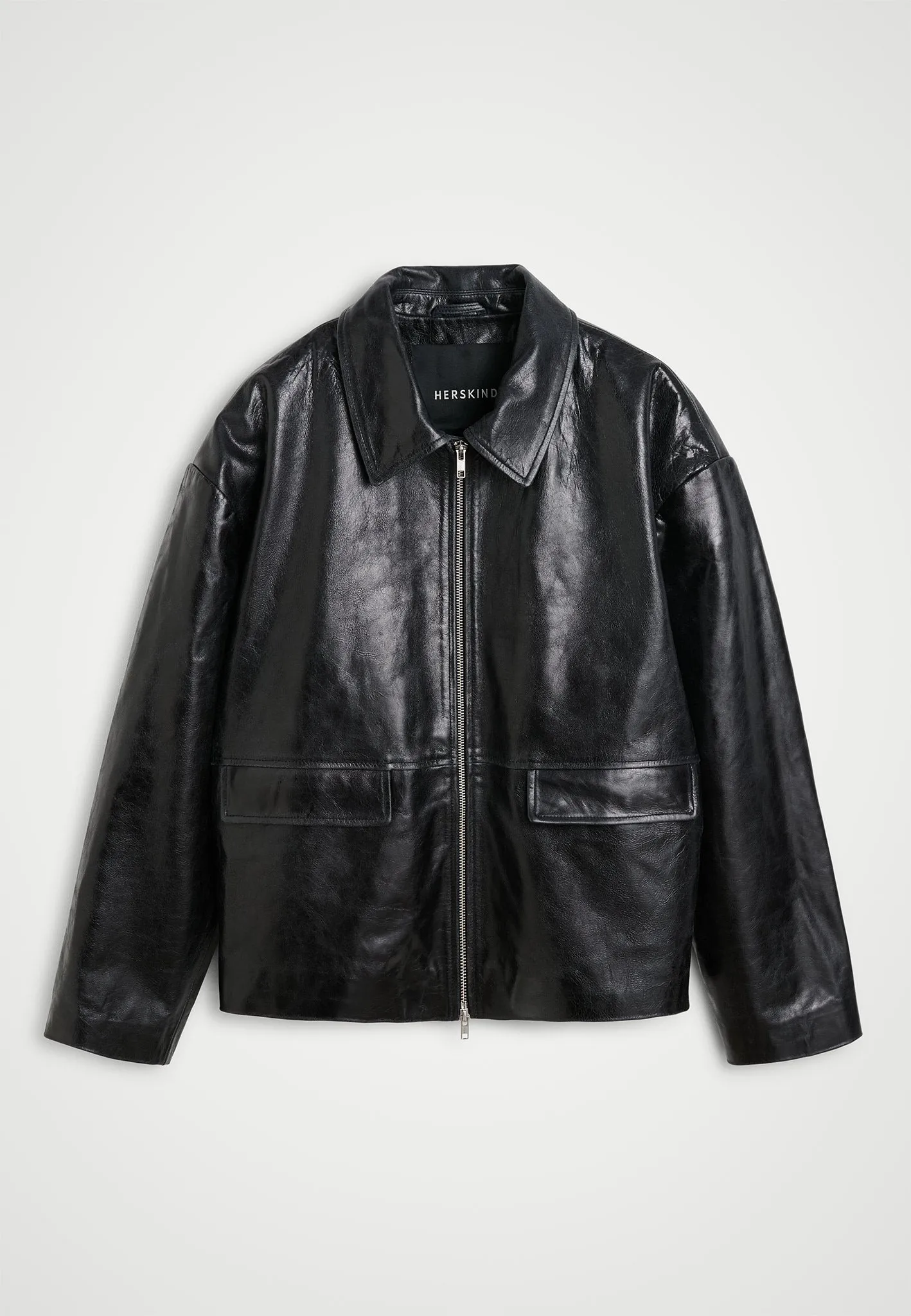 Kurt Leather Jacket - Black sold by Birgitte Herskind