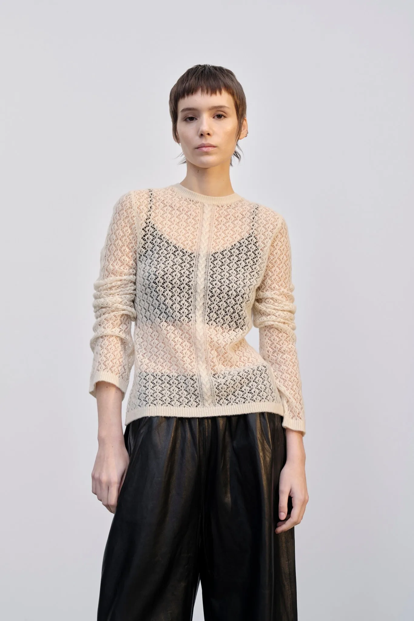 Silvia Knit Blouse - Creme sold by Birgitte Herskind product image thumbnail 2
