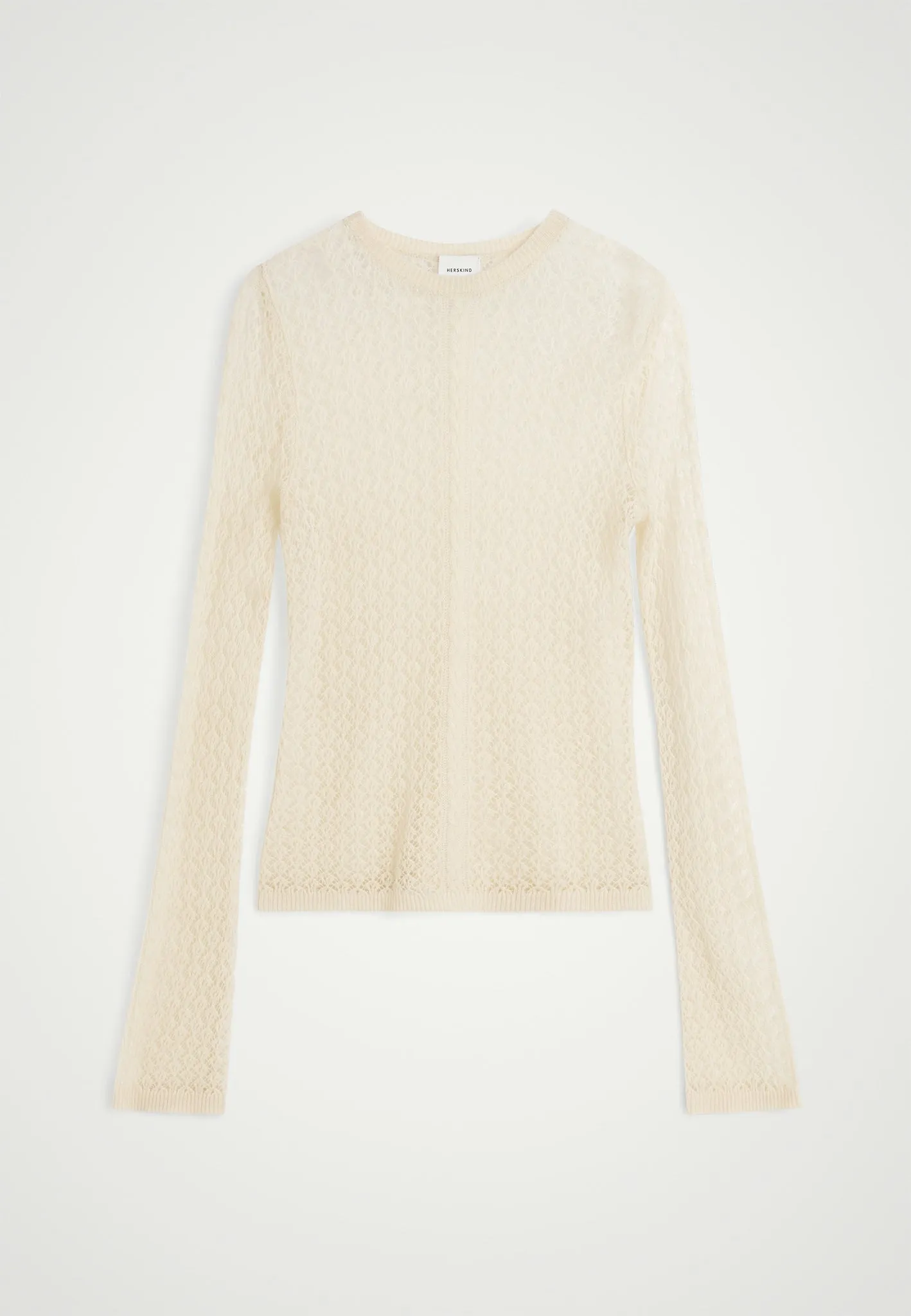Silvia Knit Blouse - Creme sold by Birgitte Herskind