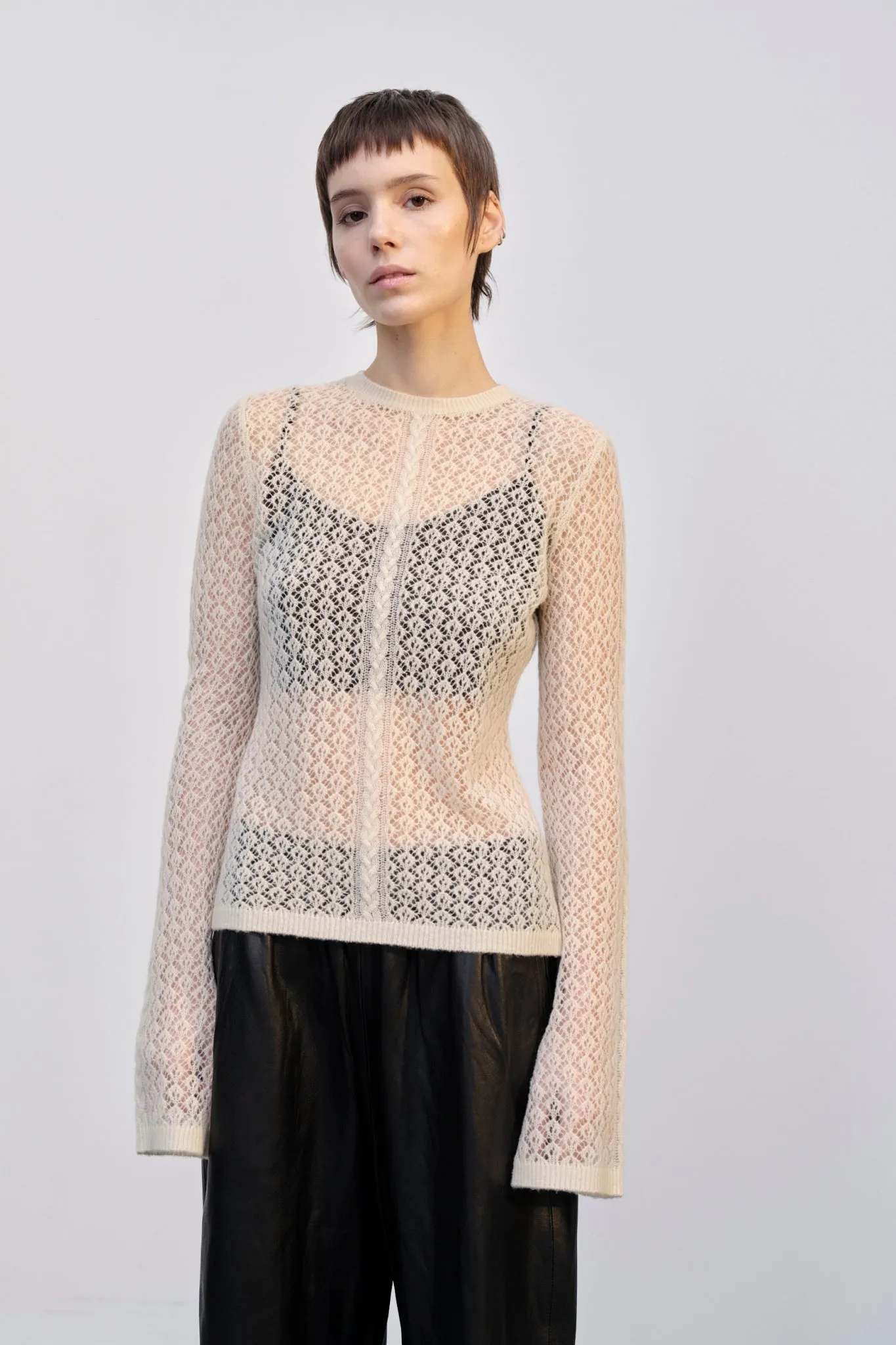 Silvia Knit Blouse - Creme sold by Birgitte Herskind product image thumbnail 3