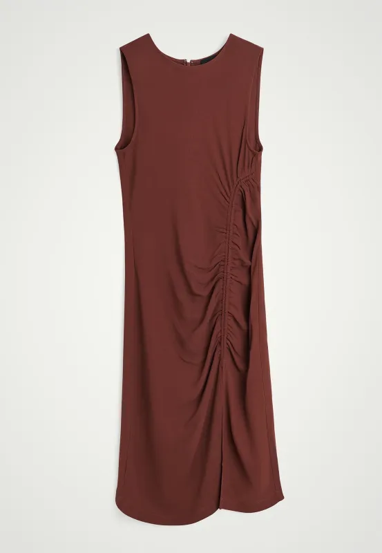Lou Dress - Oxblood sold by Birgitte Herskind