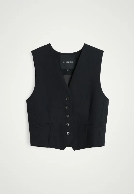 Mister Vest - Navy Stripe sold by Birgitte Herskind